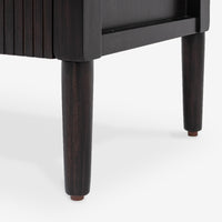 Javon - Arched Display Cabinet, Black