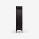 Javon - Arched Display Cabinet, Black