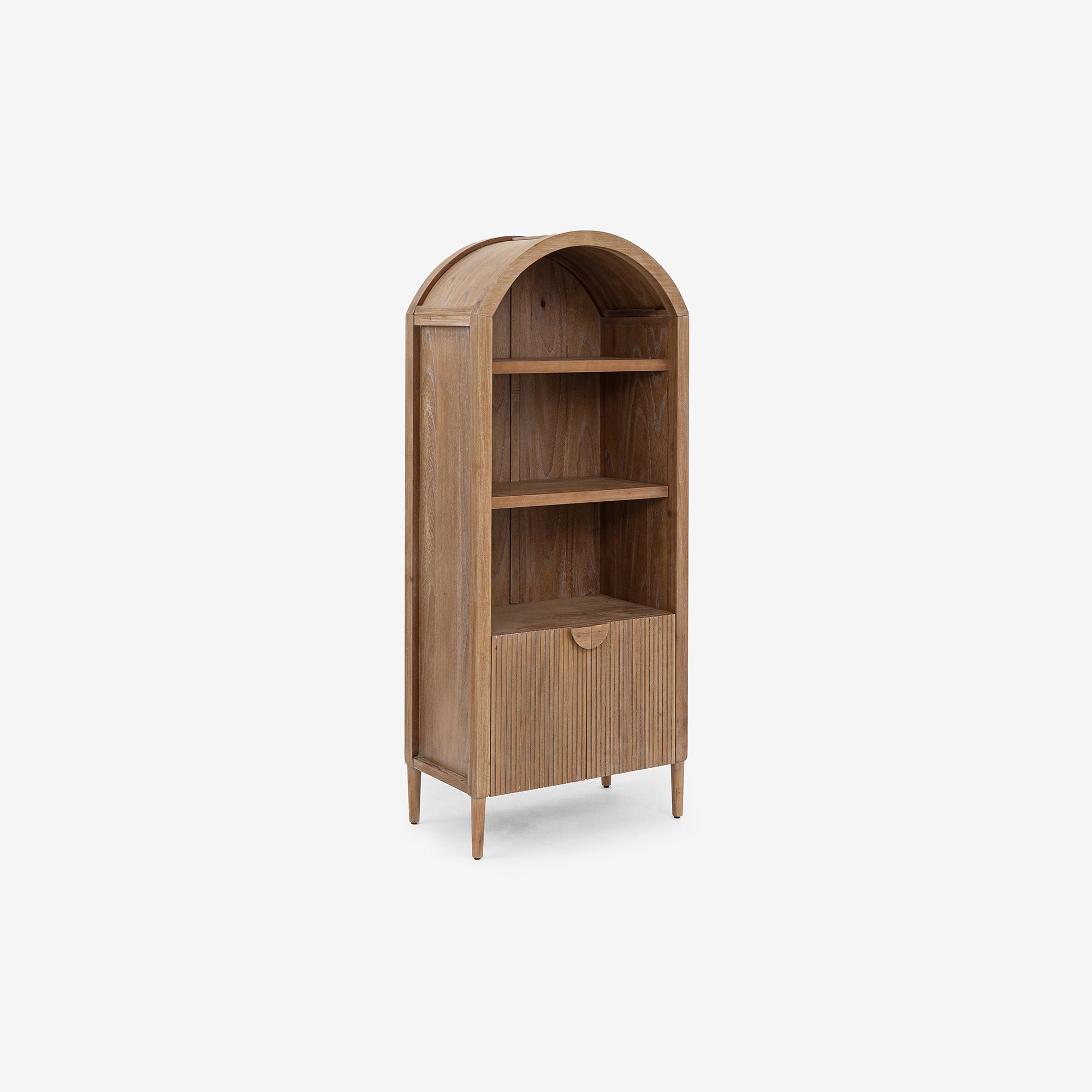 Javon - Arched Display Cabinet, Natural