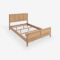 Kalana - Queen Rattan Bed, Natural