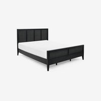 Kalana - Queen Rattan Bed, Black