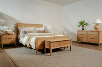 Kalana - 6-Drawer Rattan Dresser, Natural