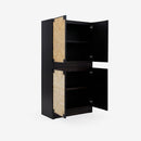 Kolena - 31.5" Banana Modular Cabinet, Black