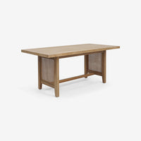 Liora - 72" x 30" Rattan Dining Table, Natural