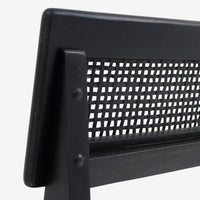 Liora - Rattan Dining Chair Set, Black