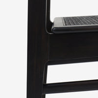 Liora - Rattan Dining Chair Set, Black