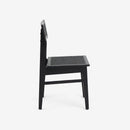 Liora - Rattan Dining Chair Set, Black