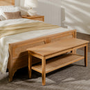 Liora - 45" Rattan Bench, Natural