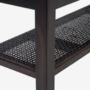 Liora - 45" Rattan Bench, Black