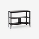 Liora - 41" Rattan Console Table, Black