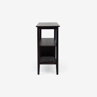 Liora - 41" Rattan Console Table, Black