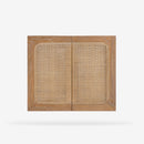 Liora - 31.5" Rattan Modular Cabinet Doors, Natural