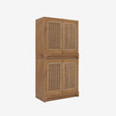 Liora - 31.5" Rattan Modular Cabinet, Natural