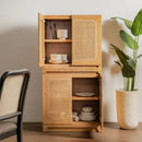 Liora - 31.5" Rattan Modular Cabinet, Natural