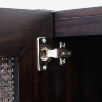 Liora - 31.5" Rattan Modular Cabinet, Black