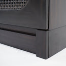 Liora - 31.5" Rattan Modular Cabinet, Black