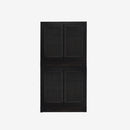 Liora - 31.5" Rattan Modular Cabinet, Black