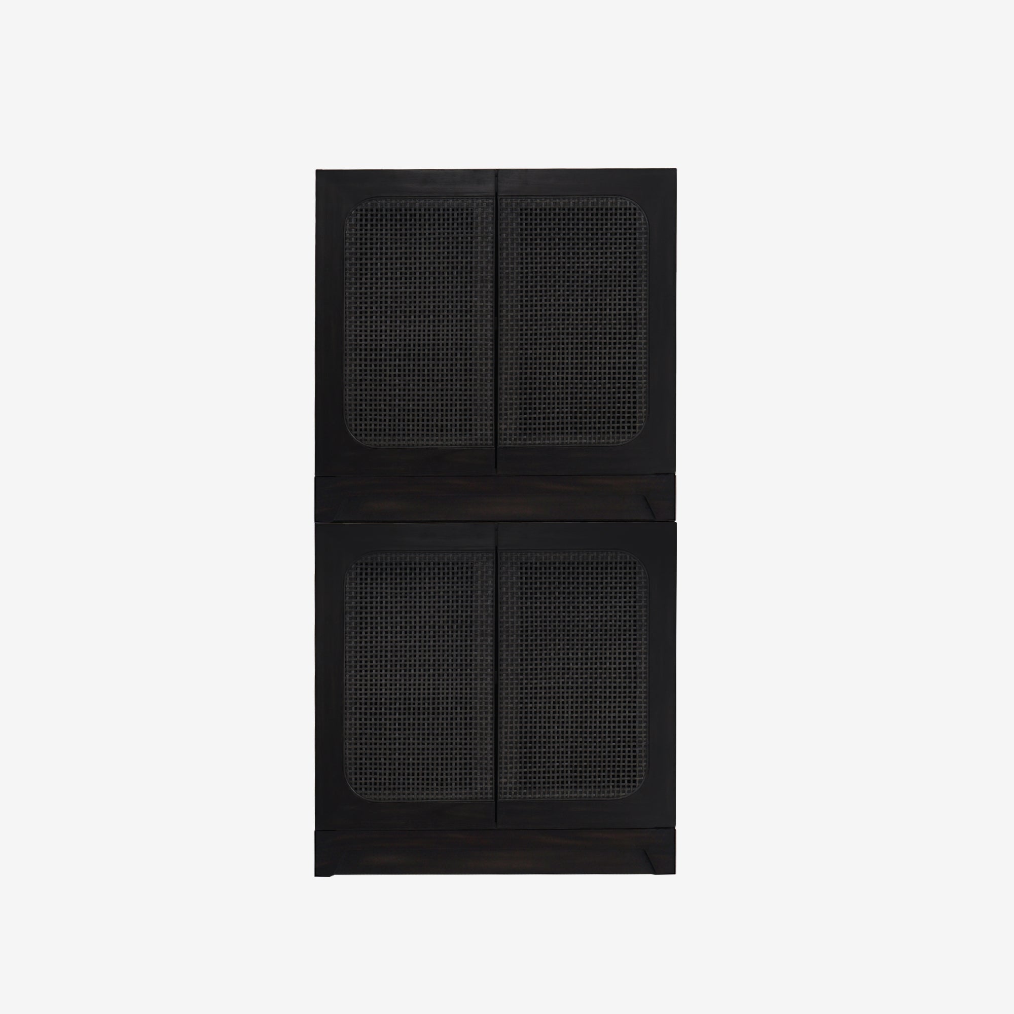 Liora - 31.5" Rattan Modular Cabinet, Black
