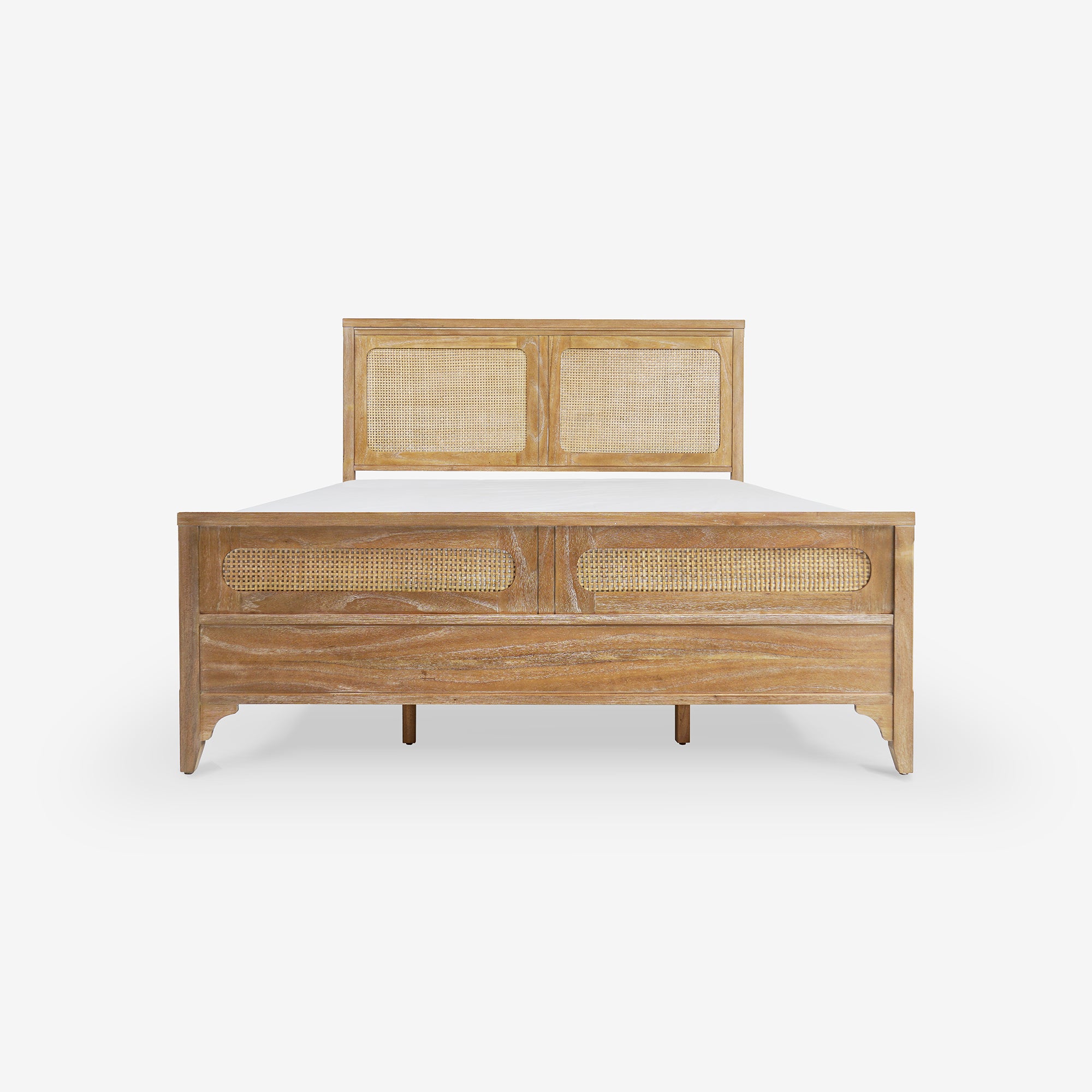 Lurian - Queen Rattan Bed, Natural