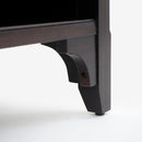 Lurian - 1-Drawer Rattan Nightstand, Black