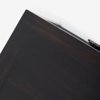 Lurian - 3-Drawer Rattan Dresser, Black