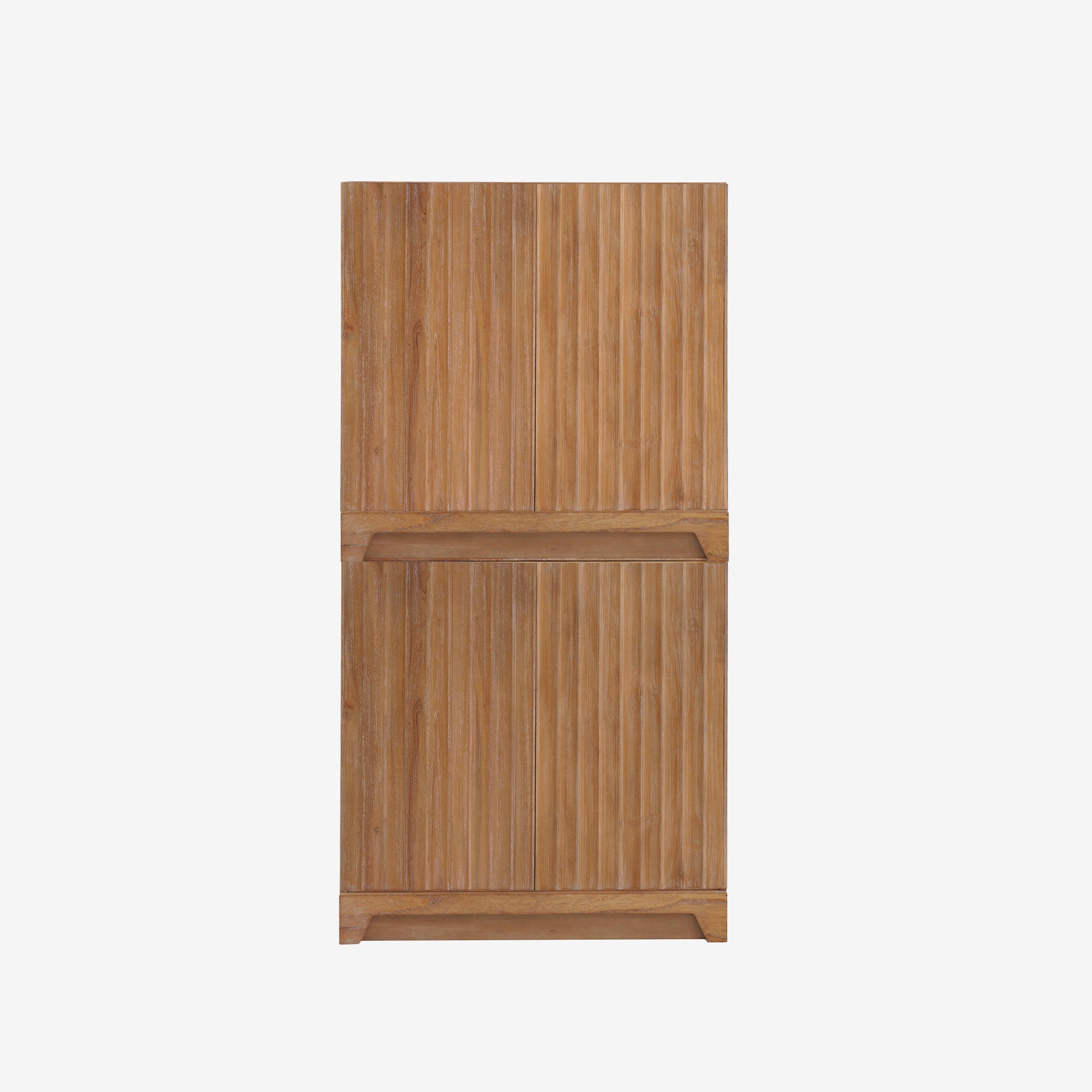 Mira - 31.5" Scalloped Modular Cabinet, Natural