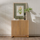 Mira - 31.5" Scalloped Modular Cabinet, Natural