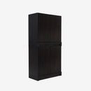 Mira - 31.5" Scalloped Modular Cabinet, Black