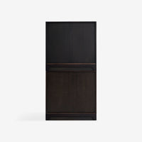 Mira - 31.5" Scalloped Modular Cabinet, Black