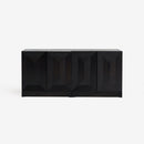 Mira - 31.5" Scalloped Modular Cabinet, Black