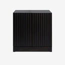 Mira - 31.5" Scalloped Modular Cabinet, Black