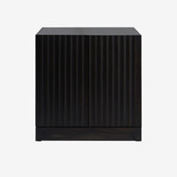 Mira - 31.5" Scalloped Modular Cabinet, Black