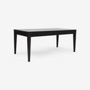 Mira - 72" x 30" Scalloped Dining Table, Black