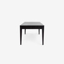 Mira - 72" x 30" Scalloped Dining Table, Black