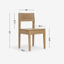 Mira - Scalloped Dining Chair Set, Black