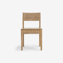 Mira - Scalloped Dining Chair Set, Natural