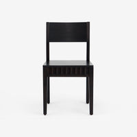 Mira - Scalloped Dining Chair Set, Black