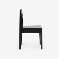 Mira - Scalloped Dining Chair Set, Black
