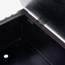 Mira - 42" Scalloped Storage Bench, Black