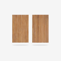 Mira - 31.5" Scalloped Modular Cabinet Doors, Natural