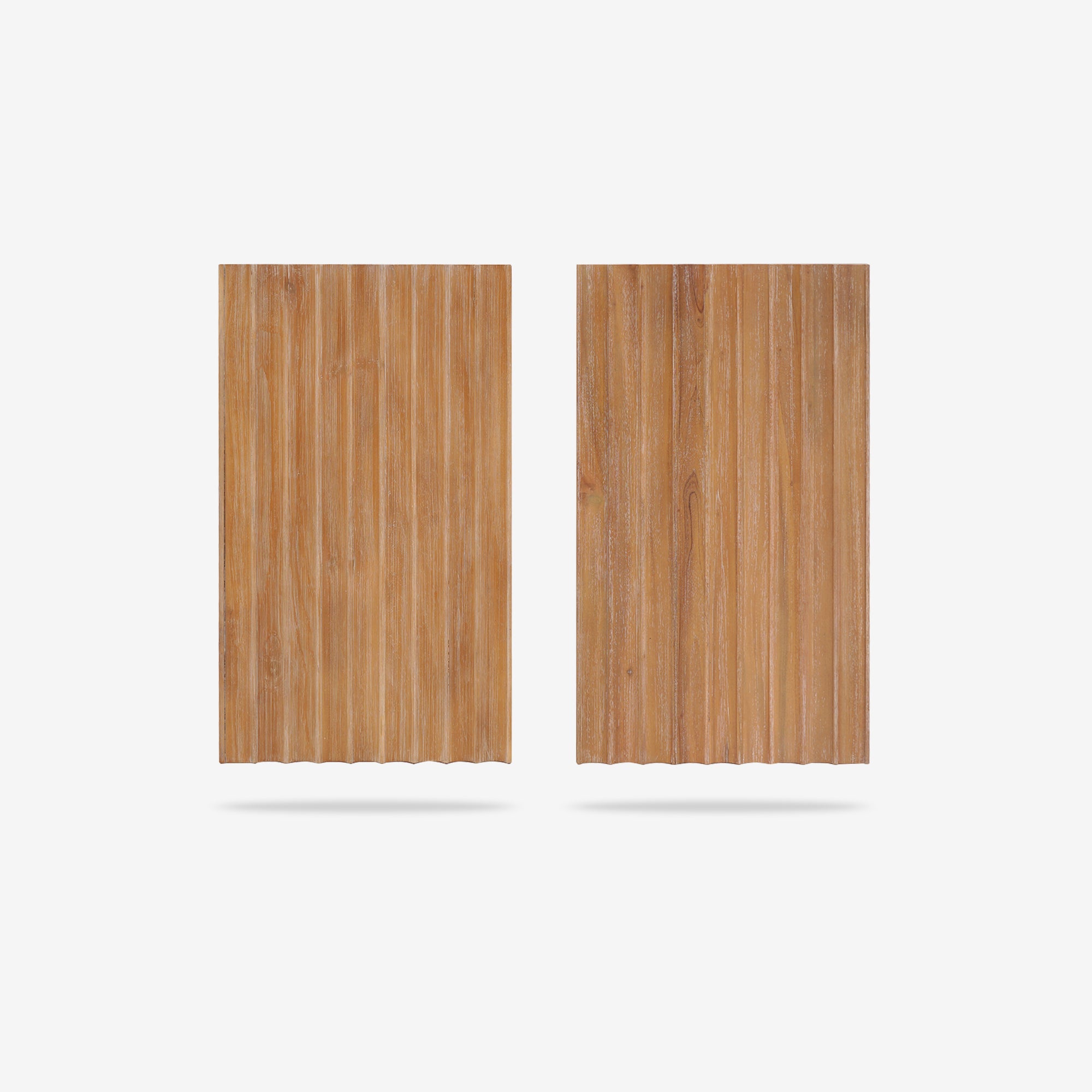 Mira - 31.5" Scalloped Modular Cabinet Doors, Natural