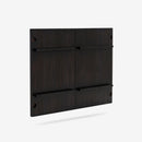 Mira - 31.5" Scalloped Modular Cabinet Doors, Black