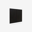 Mira - 31.5" Scalloped Modular Cabinet Doors, Black