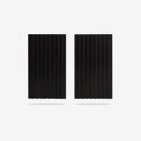 Mira - 31.5" Scalloped Modular Cabinet Doors, Black