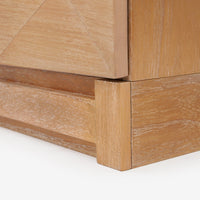 Natural Averi Modular Cabinet legs angled view