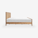 Natural Kalana Queen Rattan Bed Side VIew