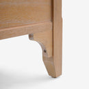 Detail Leg Natural Lurian Queen Rattan Bed